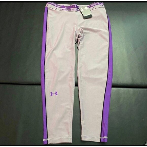NWT Under Armour Leggings & Tee Set Girls Youth Size Large - Picture 3 of 4